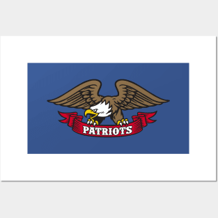 Patriots Sports Logo Posters and Art